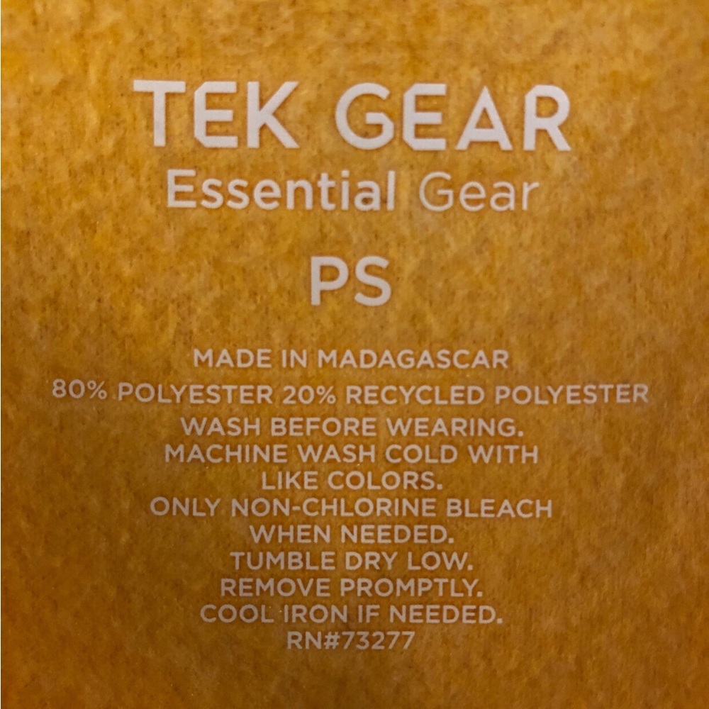 Tek Gear🥳HP🥳Yellow Top, PS - Picture 3 of 5